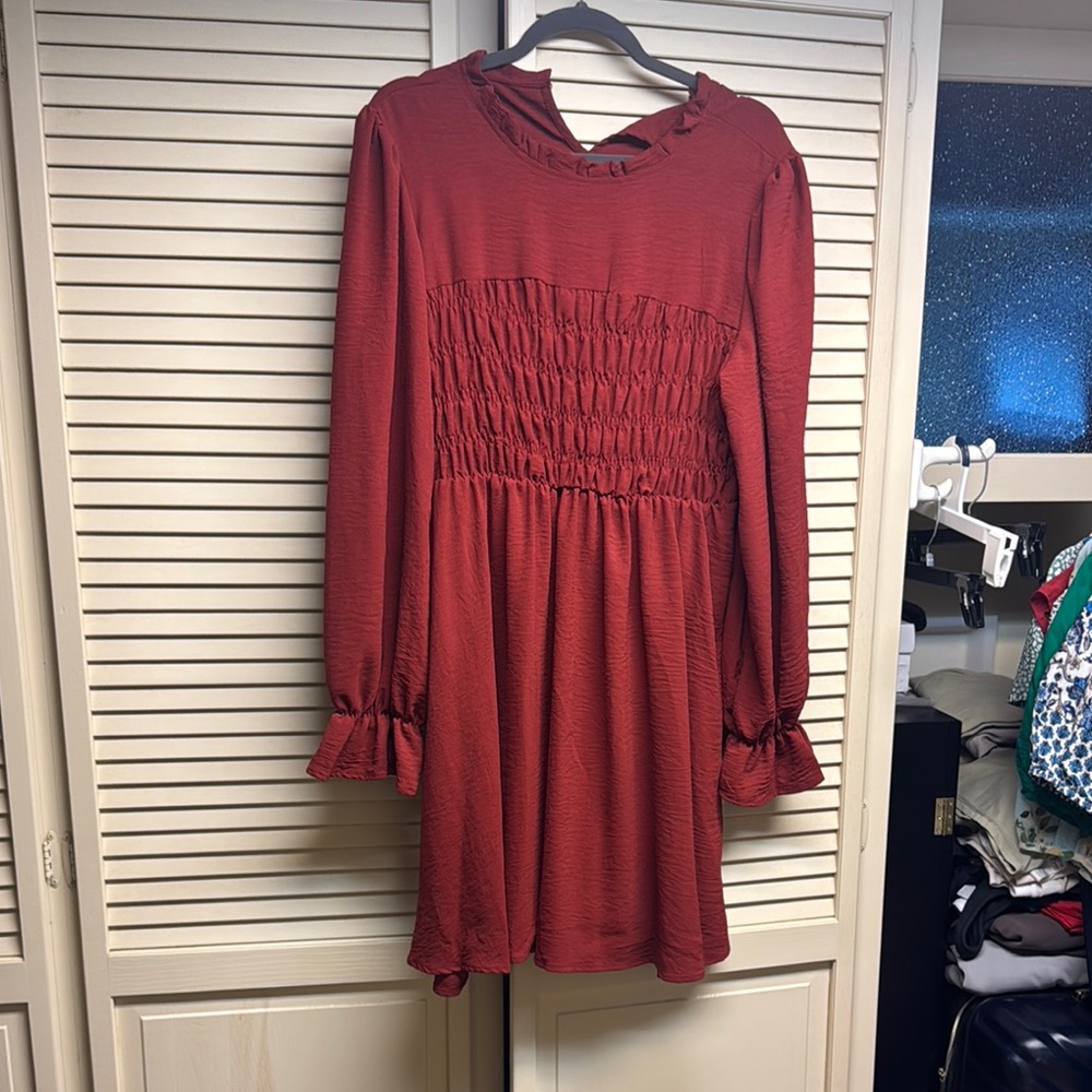 Elegant Red Kids Dress